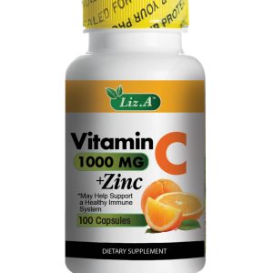 Liz A. Vitamin C + Zinc caps 100 ct